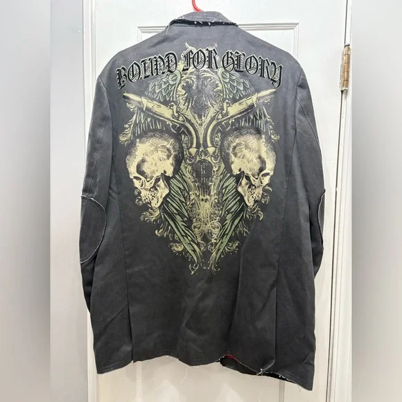 Archaic by Affliction Bound for Glory Blazer Jacket - Picture 1 of 4